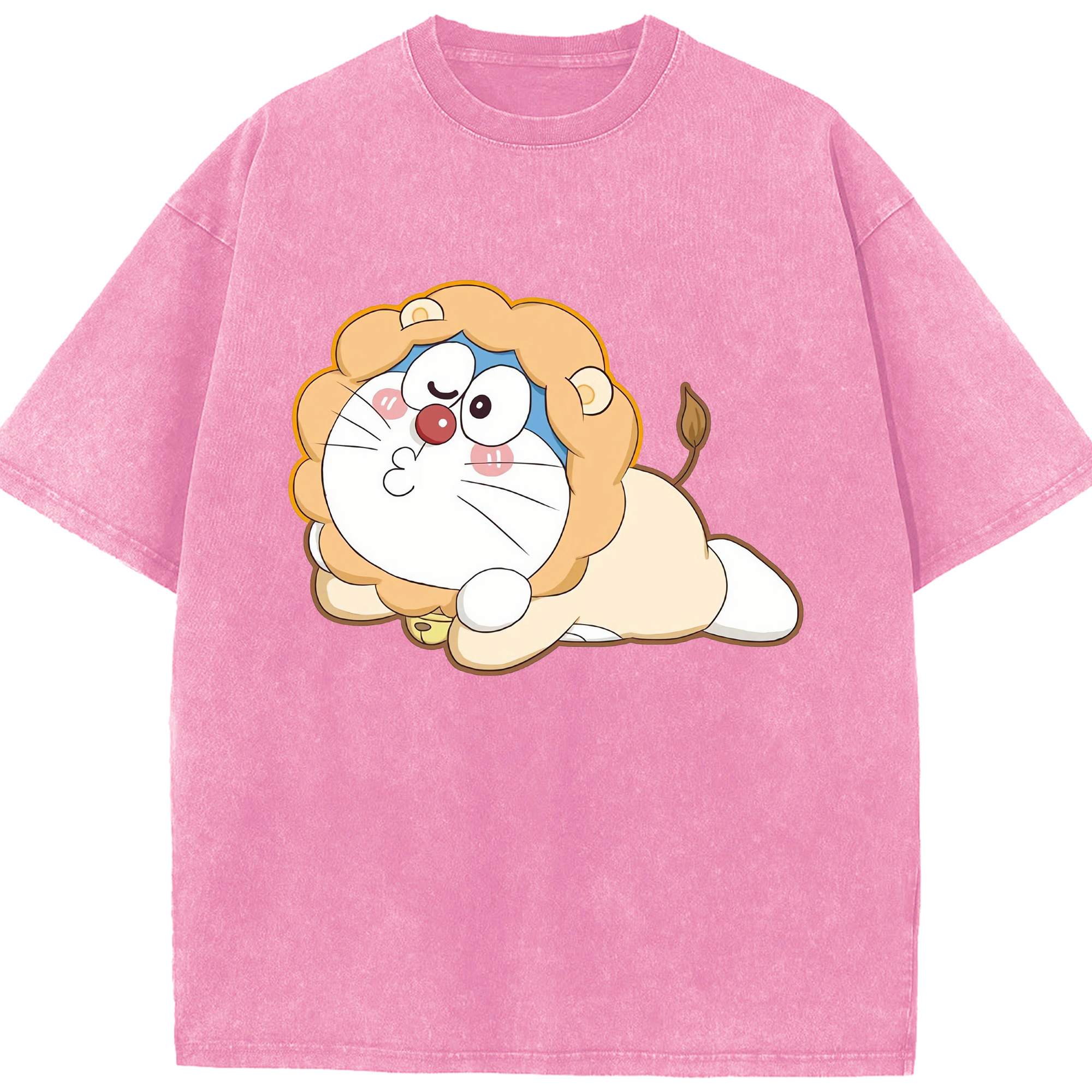 （画像用） ドラえもん Doraemon 綿100% ヴィンテージ風 半袖Tシャツ（フロントプリント）